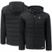 Minnesota Vikings Cutter & Buck Black Evoke PrimaLoft Hybrid Eco Softshell Recycled Full-Zip Hooded Jacket