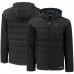 Indianapolis Colts Cutter & Buck Black Evoke PrimaLoft Hybrid Eco Softshell Recycled Full-Zip Hooded Jacket