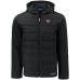 San Francisco 49ers Cutter & Buck Black Evoke PrimaLoft Hybrid Eco Softshell Recycled Full-Zip Hooded Jacket