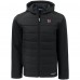 New York Giants Cutter & Buck Black Evoke PrimaLoft Hybrid Eco Softshell Recycled Full-Zip Hooded Jacket