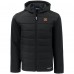 Cincinnati Bengals Cutter & Buck Black Evoke PrimaLoft Hybrid Eco Softshell Recycled Full-Zip Hooded Jacket