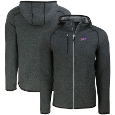 Куртка Buffalo Bills Cutter & Buck Heather Charcoal Mainsail Full-Zip Hooded Куртка Buffalo Bills Cutter & Buck Heather Charcoal Mainsail Full-Zip Hooded