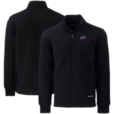 Куртка Buffalo Bills Cutter & Buck Black Roam Eco Recycled Full-Zip
