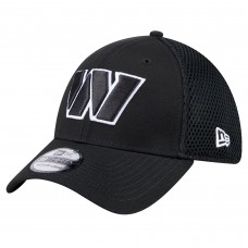 Бейсболка New Era Washington Commanders Black Main Neo 39THIRTY