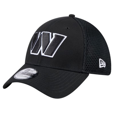 Бейсболка New Era Washington Commanders Black Main Neo 39THIRTY
