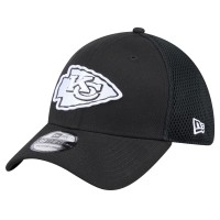 Бейсболка Kansas City Chiefs New Era Black Main Neo 39THIRTY