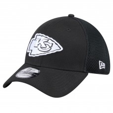 Бейсболка Kansas City Chiefs New Era Black Main Neo 39THIRTY