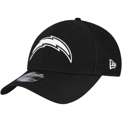 Бейсболка Los Angeles Chargers New Era Black Main Neo 39THIRTY