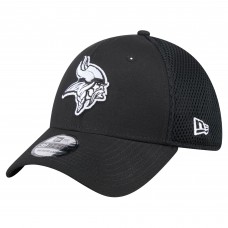Бейсболка Minnesota Vikings New Era Black Main Neo 39THIRTY