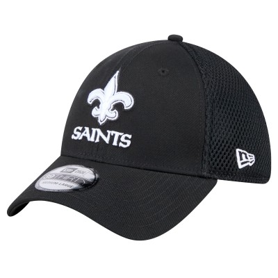 Бейсболка New Orleans Saints New Era Black Main Neo 39THIRTY Flex