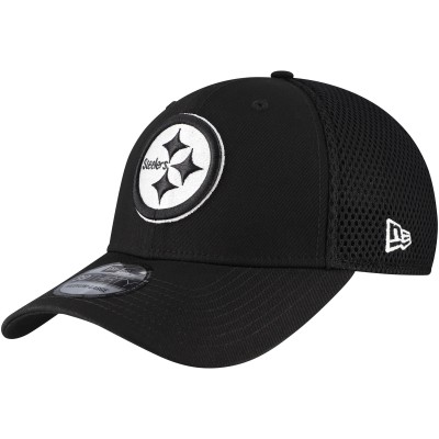 Бейсболка Pittsburgh Steelers New Era Black Main Neo 39THIRTY