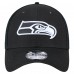 Бейсболка Seattle Seahawks New Era Black Main Neo 39THIRTY