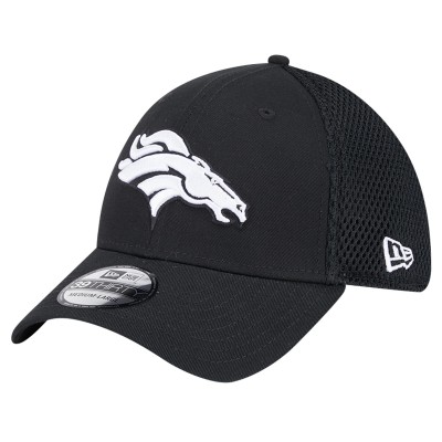 Бейсболка Denver Broncos New Era Black Main Neo 39THIRTY