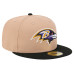 Бейсболка Baltimore Ravens New Era Tan Logo Main 59FIFTY