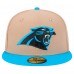 Бейсболка Carolina Panthers New Era Tan Logo Main 59FIFTY