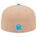 Бейсболка Carolina Panthers New Era Tan Logo Main 59FIFTY