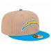 Бейсболка Los Angeles Chargers New Era Tan Logo Main 59FIFTY