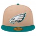 Бейсболка Philadelphia Eagles New Era   Logo Main 59FIFTY - Tan