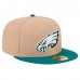 Бейсболка Philadelphia Eagles New Era   Logo Main 59FIFTY - Tan