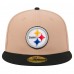 Бейсболка Pittsburgh Steelers New Era Logo Main 59FIFTY Fitted - Tan