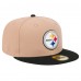 Бейсболка Pittsburgh Steelers New Era Logo Main 59FIFTY Fitted - Tan
