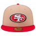 Бейсболка San Francisco 49ers New Era Tan Logo Main 59FIFTY