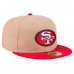 Бейсболка San Francisco 49ers New Era Tan Throwback Logo Main 59FIFTY