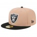 Бейсболка Las Vegas Raiders New Era   Logo Main 59FIFTY - Tan