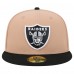 Бейсболка Las Vegas Raiders New Era   Logo Main 59FIFTY - Tan
