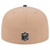 Бейсболка Seattle Seahawks New Era Tan Logo Main 59FIFTY