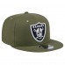Бейсболка Las Vegas Raiders New Era Main 9FIFTY - Olive