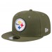 Бейсболка Pittsburgh Steelers New Era Olive Main 9FIFTY Snapback Бейсболка Pittsburgh Steelers New Era Olive Main 9FIFTY Snapback