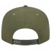 Бейсболка Pittsburgh Steelers New Era Olive Main 9FIFTY Snapback
