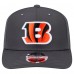 Бейсболка Cincinnati Bengals New Era Graphite Main 9SEVENTY Stretch-Snap