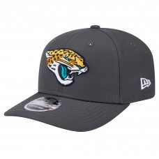 Бейсболка Jacksonville Jaguars New Era Graphite Main 9SEVENTY Stretch-Snap