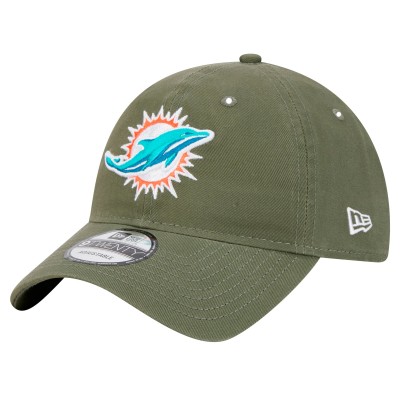 Бейсболка Miami Dolphins New Era Olive Main 9TWENTY