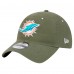 Бейсболка Miami Dolphins New Era Olive Main 9TWENTY