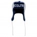 Indianapolis Colts New Era White Helmet Head Trapper Knit Hat