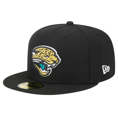 Бейсболка Jacksonville Jaguars New Era Black Throwback Main 59FIFTY