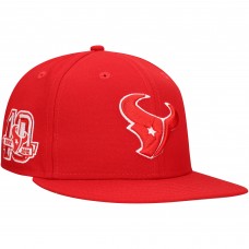 Бейсболка Houston Texans New Era Red Main Patch 59FIFTY