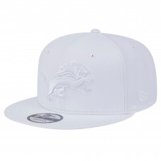 Бейсболка Detroit Lions New Era Main White on White 9FIFTY Snapback