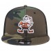 Бейсболка Cleveland Browns New Era Camo Throwback Main Trucker 9FIFTY Snapback