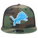 Бейсболка Detroit Lions New Era Camo Main Trucker 9FIFTY Snapback