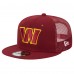Бейсболка Washington Commanders New Era  Main Trucker 9FIFTY - Burgundy