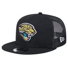 Бейсболка Jacksonville Jaguars New Era Teal Throwback Main Trucker 9FIFTY Snapback