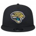 Бейсболка Jacksonville Jaguars New Era Teal Throwback Main Trucker 9FIFTY Snapback