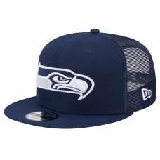 Бейсболка Seattle Seahawks New Era  Main Trucker 9FIFTY - College Navy