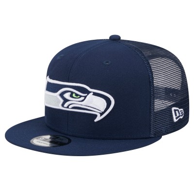 Бейсболка Seattle Seahawks New Era  Main Trucker 9FIFTY - College Navy