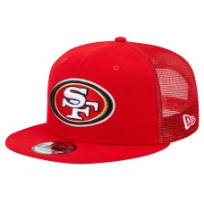 Бейсболка San Francisco 49ers New Era Scarlet Main Trucker 9FIFTY Snapback Бейсболка San Francisco 49ers New Era Scarlet Main Trucker 9FIFTY Snapback
