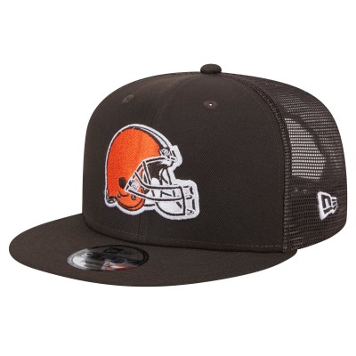 Бейсболка Cleveland Browns New Era Brown Main Trucker 9FIFTY Snapback